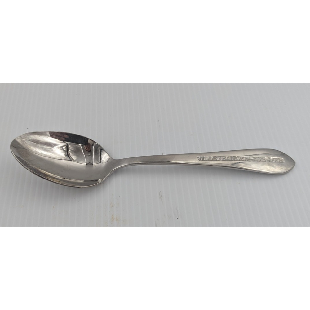 Villeffranche-Sur-Mer France Serving Spoon Reed and Barton Stainless Korea